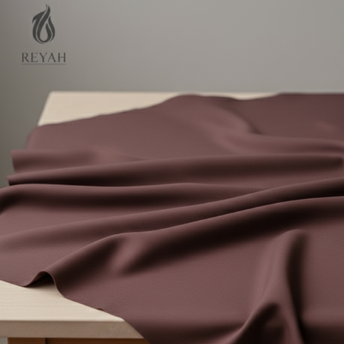 Reyah Premium Wash & Wear – Deep Mauve Elegance