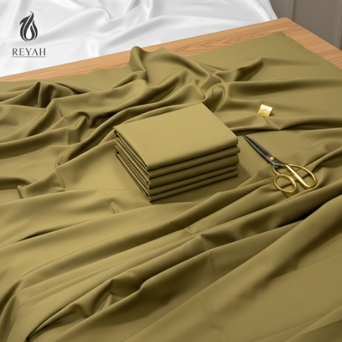 Reyah Premium Wash & Wear – Olive Gold